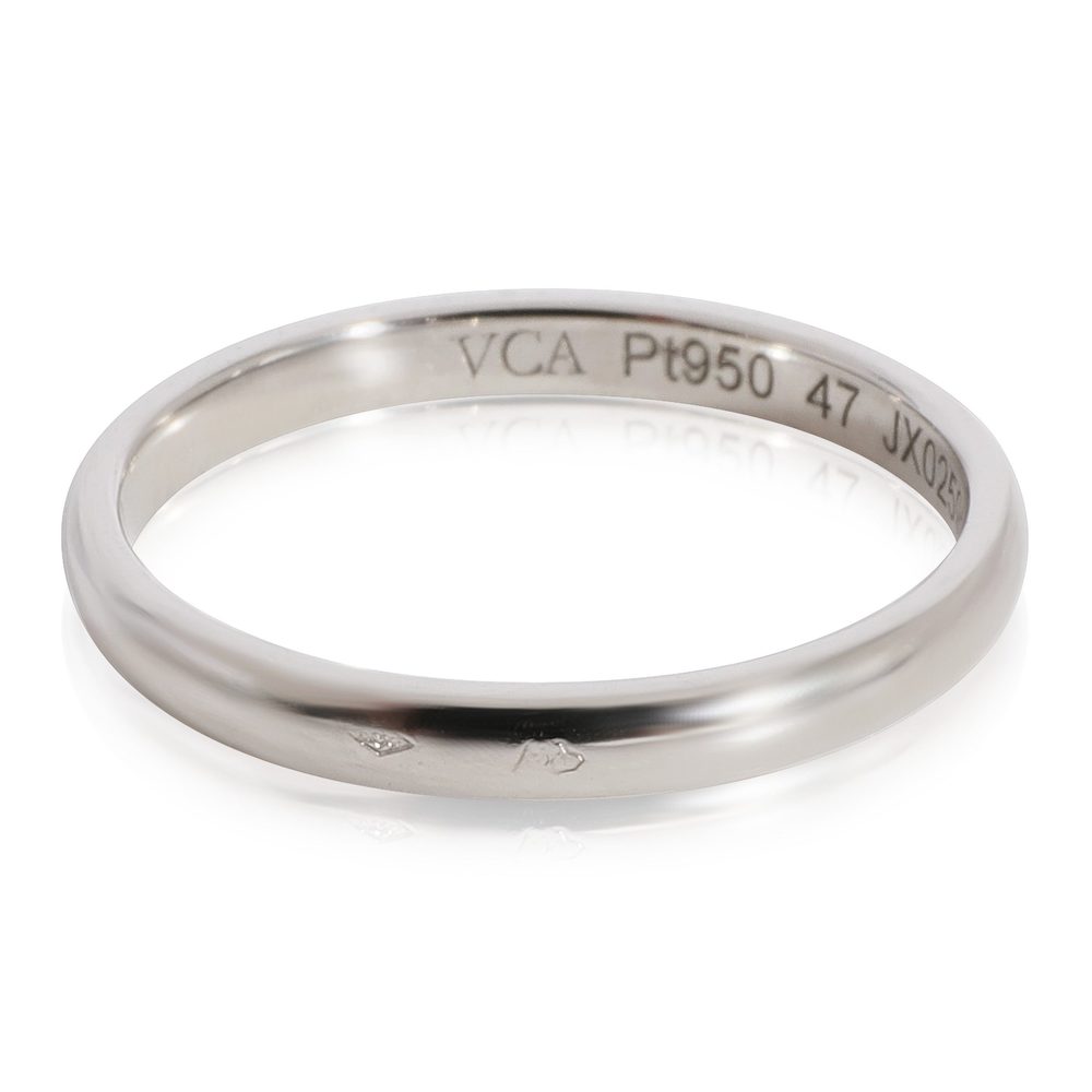 Van Cleef & Arpels Tendrement Wedding Band in 950 Platinum
